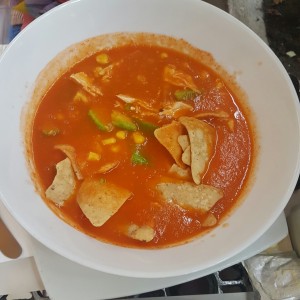 sopa de tortilla 