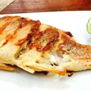 Pargo asado