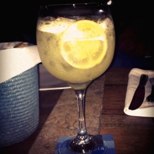 Pisco sour lulo