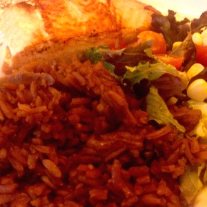 Salmon y Arroz con Coco