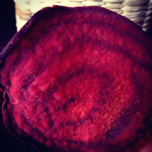 Chips de remolacha