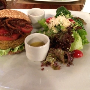 Hamburguesa de lentejas