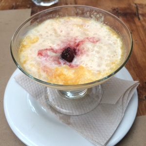 Caviar de tapioca y maracuya