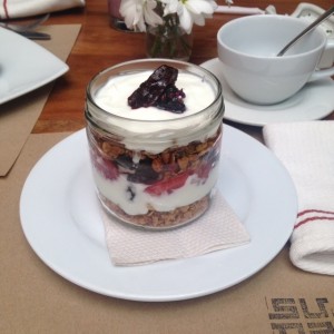 parfait de frutos rojos 