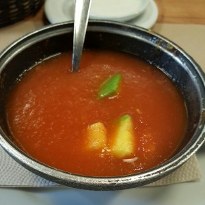 sopa de tomate