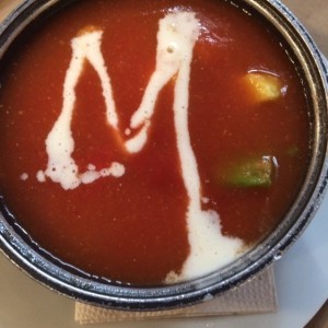 sopa de tomate