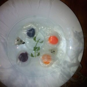 Raviolis de frutas