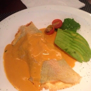Crepe de salmon