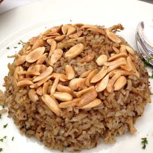 Arroz con almendra