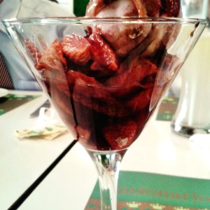 Fresas al vodka