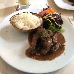 Lomito al curry verde