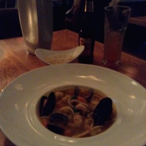 Cau cau de mariscos