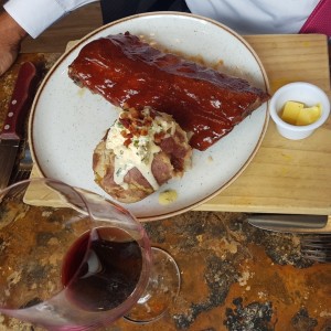 costillas bbq.