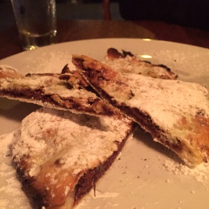 Pizza de nutella