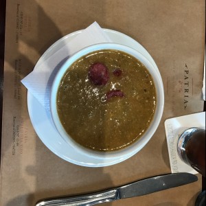 Sopa de lentejas