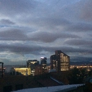 la vista de la terraza