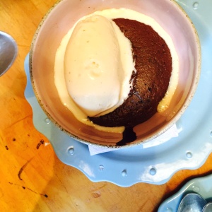 Volcan de chocolate