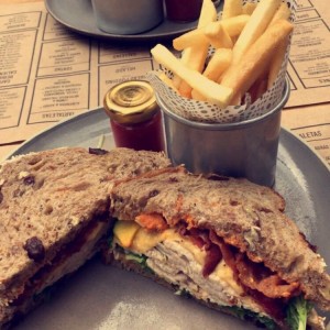 Sandwich de pavo