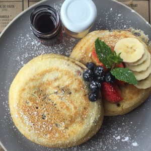 pancakes de crema de avellana