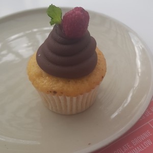muffin de vainilla y chocolate
