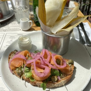 Tartin de salmón 