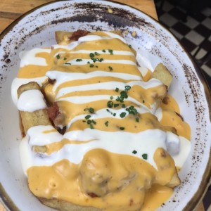 Papas con queso