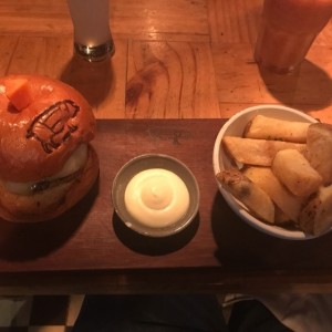 Hamburgesa Champinon y Suizo 