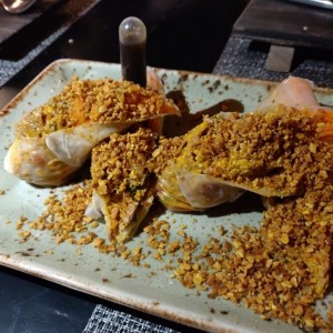 rollitos de ropa vieja