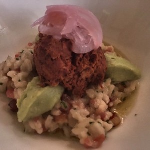 Risotto de cochinita pibil. mezcla de sabores perfecta!