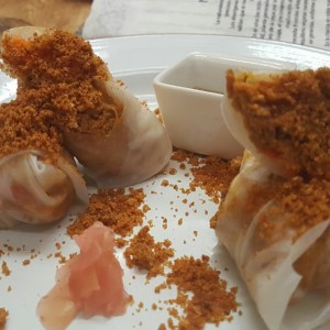 spring rolls de ropa vieja
