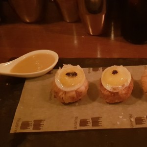 arriba con huevo de codorniz