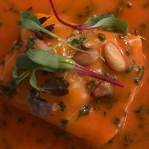 raviolis cartageneros rellenos de cangrejo