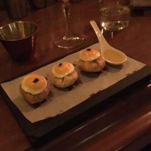 Dumplings de lechona