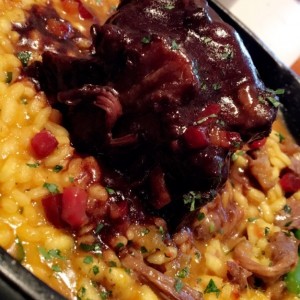 arroz caldoso y rabo de toro