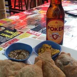 Empanadas de cordero y cuscus
