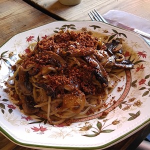 espagueti funghi