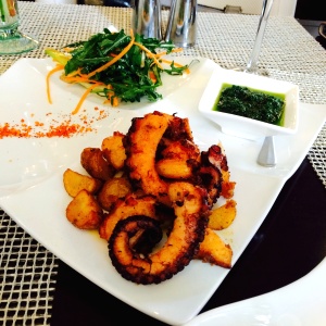 Pulpo a la parrilla