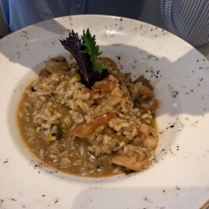 Risotto mar y tierra
