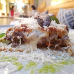 lasagna asado de tira