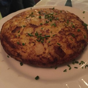 tortilla con chorizo