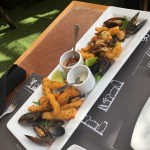 Mariscos apanados