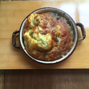 Fritatta de espinaca