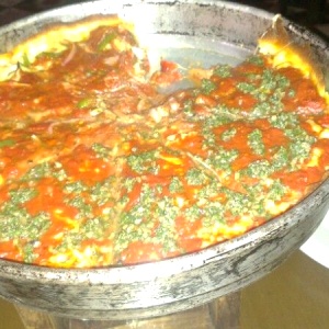 Deep dish Chicago style anf November pizza