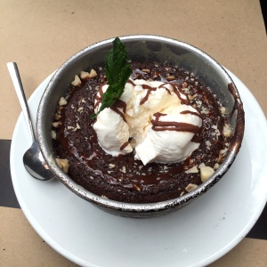 Deep dish brownie