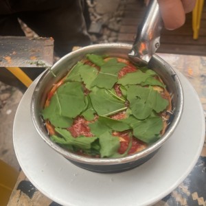 Pollo almpesto 