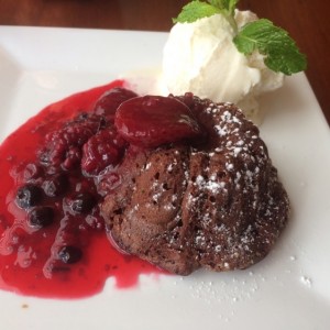 chocolate con helado.