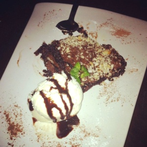 Perfecto Brownie con helado