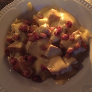 Mac n cheese con bacon