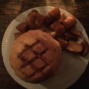 hamburguesa y papas gordo