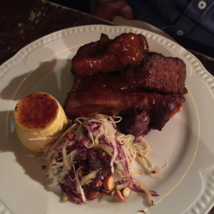 Costillas de Cerdo con pure de choclo